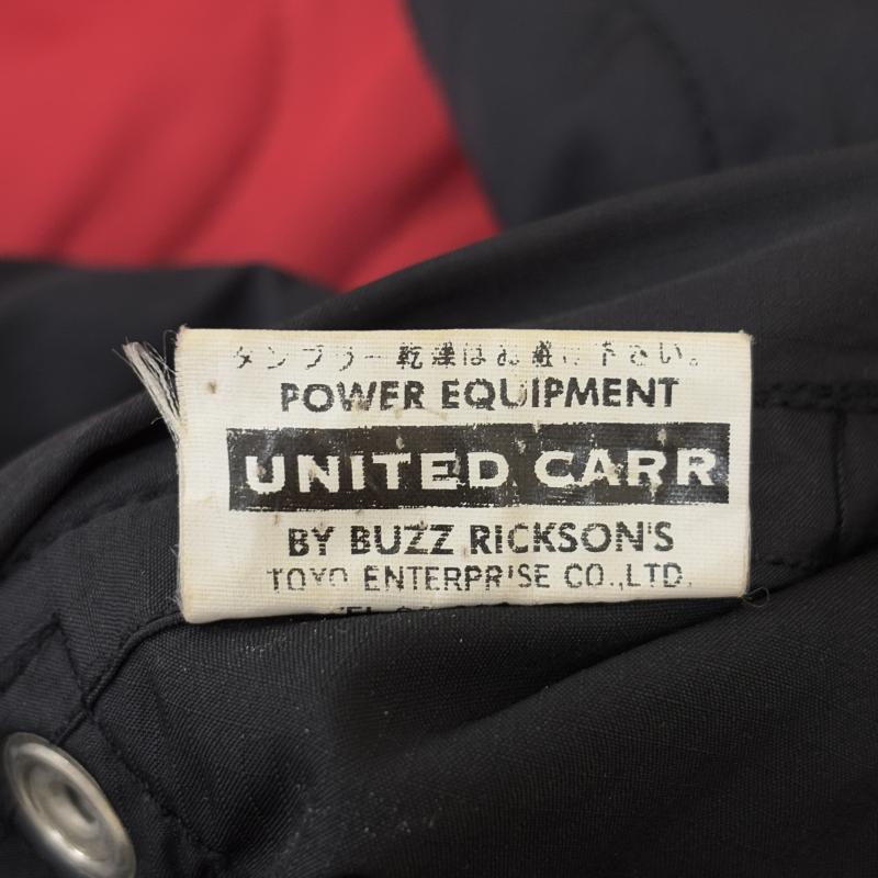 バズリクソンズ Buzz Rickson s ジャケット、上着 ジャンパー、ブルゾン UNITED CARR ユナイテッドカー ヒョウタンキルティング 中綿 ナイロン ジャケット 黒 ブラック UC10523 L メンズ USED 古着 中古 50146850