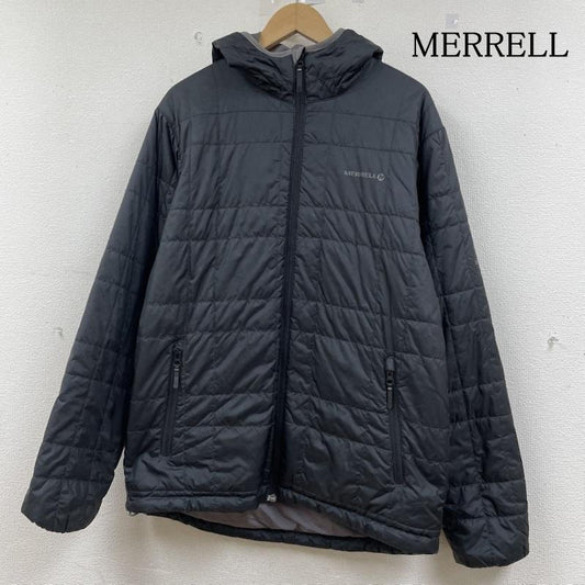 メレル MERRELL ジャケット、上着 ジャンパー、ブルゾン アドベンチャー レストリッジランド パーカー ジャケット ロゴ プリント jmf20869 M ロゴ、文字 X プリント ダークグレー / ダークグレー / メンズ USED 古着 中古 50146863