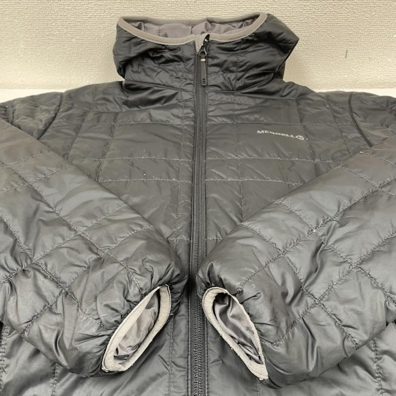 メレル MERRELL ジャケット、上着 ジャンパー、ブルゾン アドベンチャー レストリッジランド パーカー ジャケット ロゴ プリント jmf20869 M ロゴ、文字 X プリント ダークグレー / ダークグレー / メンズ USED 古着 中古 50146863