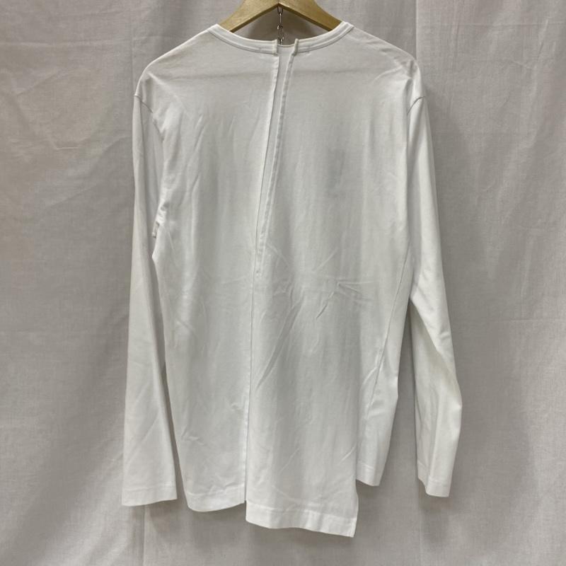 コムデギャルソンシャツ COMME des GARCONS SHIRT Tシャツ 長袖 FJ-T005アシンメトリー カットソー Invaderプリント white L cotton100% L プリント X キャラクター 白 / ホワイト / white メンズ USED 古着 中古 50146875