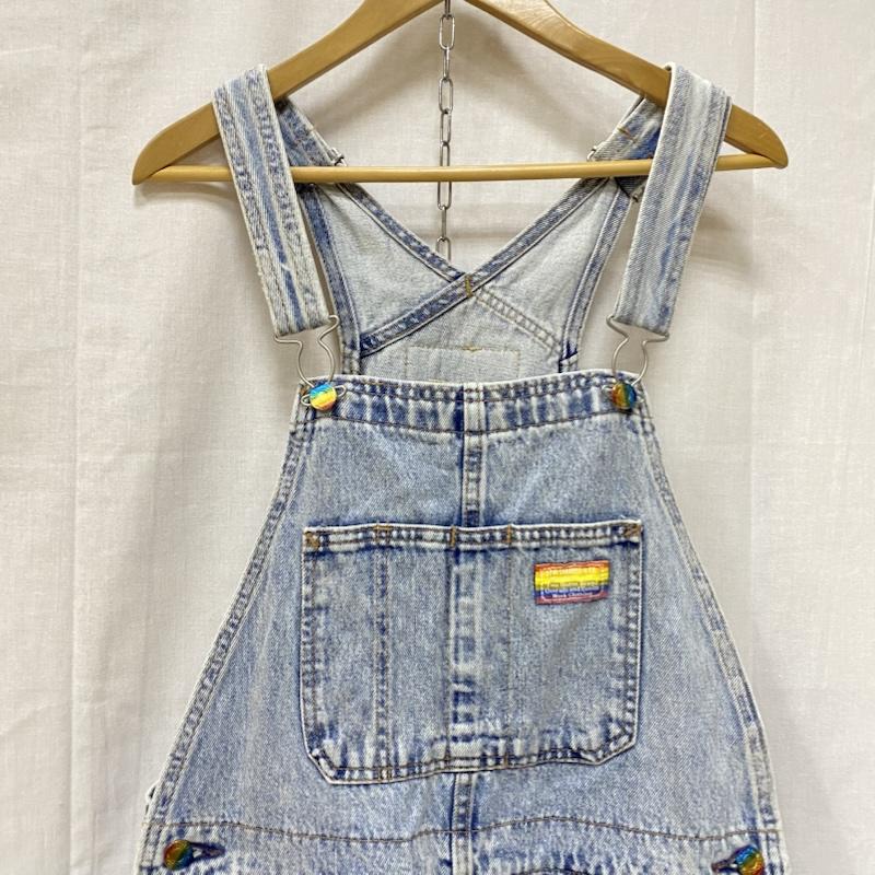 リーバイス Levi s サロペット・オーバーオール サロペット、オーバーオール Levi s PREMIUM レインボータグ ハーフオーバーオール ライトブルー メキシコ製 S 無地 水色 / ライトブルー / レディース USED 古着 中古 50146876