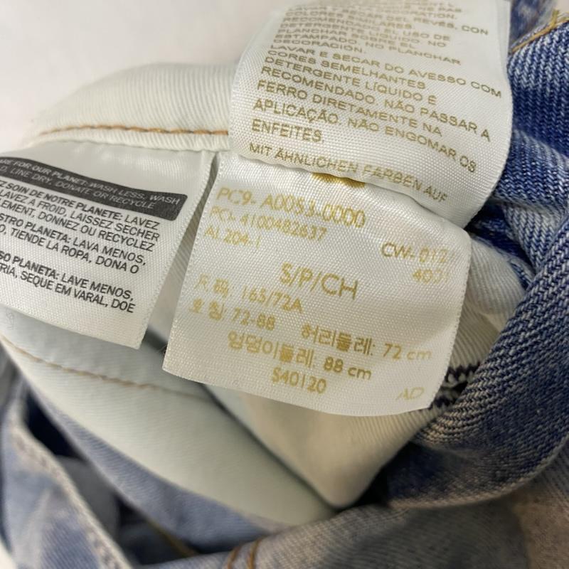 リーバイス Levi s サロペット・オーバーオール サロペット、オーバーオール Levi s PREMIUM レインボータグ ハーフオーバーオール ライトブルー メキシコ製 S 無地 水色 / ライトブルー / レディース USED 古着 中古 50146876