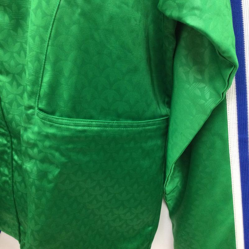 アディダス adidas ジャケット、上着 ジャンパー、ブルゾン adidas IB3440 Adicolor Heritage Now ウインドブレーカー　ルーズフィット XS 総柄 緑 / グリーン / green メンズ USED 古着 中古 50146915