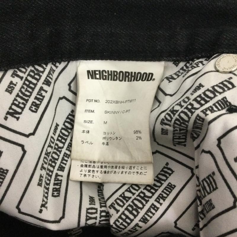 ネイバーフッド NEIGHBORHOOD パンツ デニム、ジーンズ ネイバーフッド 202XBNH-PTM11　SKINNY C-PT デニム スキニー ロング パンツ ブラック系 M 無地 黒 / ブラック / black メンズ USED 古着 中古 50146920