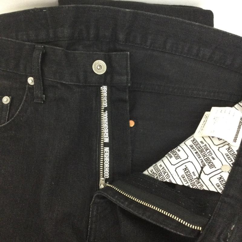 ネイバーフッド NEIGHBORHOOD パンツ デニム、ジーンズ ネイバーフッド 202XBNH-PTM11　SKINNY C-PT デニム スキニー ロング パンツ ブラック系 M 無地 黒 / ブラック / black メンズ USED 古着 中古 50146920