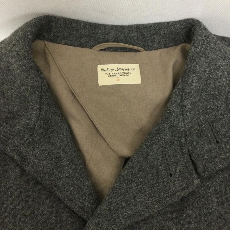 ヌーディージーンズ Nudie Jeans コート コート一般 ヌーディージーンズ GUTHRIE WOOL COAT チェスターコート S 無地 灰 / グレー / gray メンズ USED 古着 中古 50146926