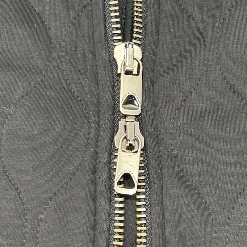ディーゼル ブラック ゴールド DIESEL BLACK GOLD ジャケット、上着 ジャンパー、ブルゾン キルティングジャケット ジップアップジャケット ダブルジップ ブラック リブ Mサイズ M 無地 黒 / ブラック / black メンズ USED 古着 中古 50146949