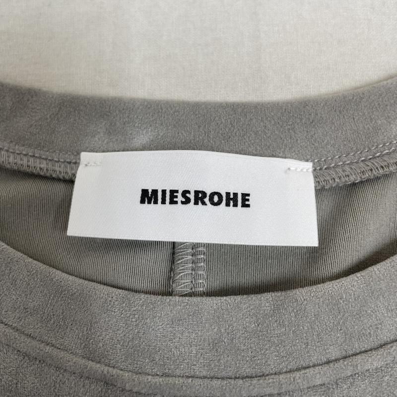 古着 USED タンクトップ タンクトップ MIESROHE ミースロエ ベスト ノースリーブ 光沢 ベロア風 タンクトップ クルーネック 無地 FREE 無地 グレージュ / グレージュ / レディース USED 古着 中古 50146969