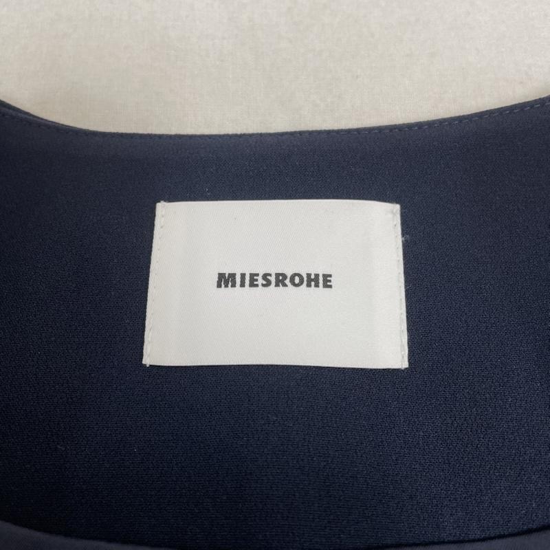 古着 USED セットアップ セットアップ MIESROHE MWFV241061 コンフォート マニッシュ ベスト クロップド コクーン パンツ mwfp241073 1 無地 紺 / ネイビー / navy レディース USED 古着 中古 50146971