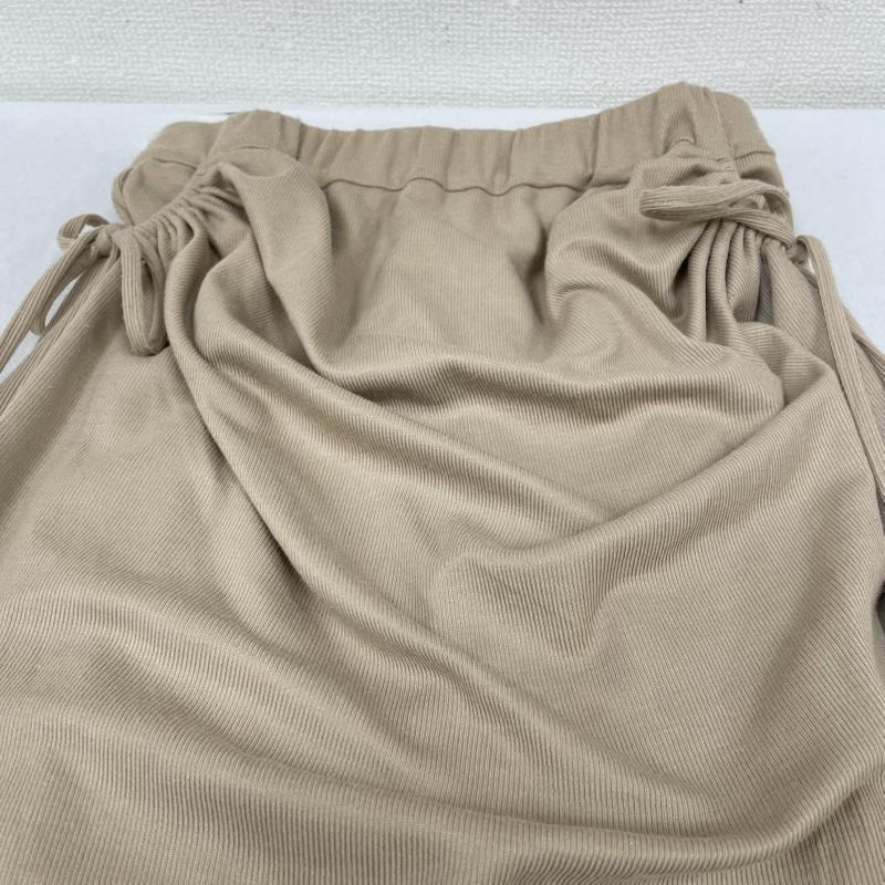 クラネ CLANE パンツ ワークパンツ、ペインターパンツ PANTS LAYRED SIDE SHIRRING SKIRT レイヤード スカート 18109-6032 1 無地 ベージュ / ベージュ / beige レディース USED 古着 中古 50146985