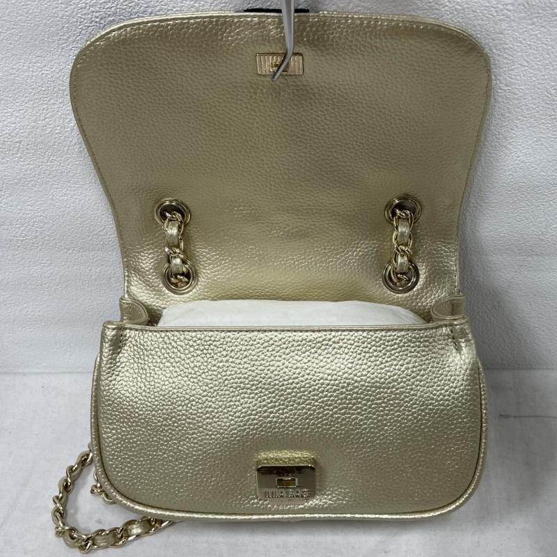 古着 USED ショルダーバッグ ショルダーバッグ MIA BAG ミアバッグ チェーン ショルダー バッグ キルティング ワッペン パッチ レザー - ロゴ、文字 X 刺繍 金 / ゴールド / gold color X マルチカラー / マルチカラー / multicolor レディース USED 古着 中古 50147005