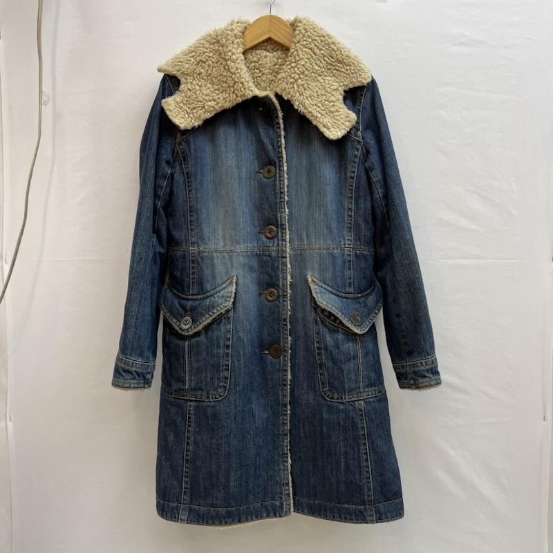 ヒステリックグラマー HYSTERIC GLAMOUR コート コート一般 ヴィンテージ アーカイブ 裏ボア デニム ランチコート FREE レディース USED 古着 中古 50147030