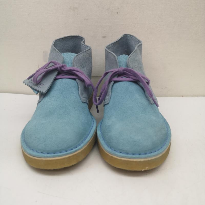 クラークス Clarks ブーツ 一般 Levi s D62920001 Desert Boot リーバイス デザート チャッカ ブーツ 26.0cm 水色 / ライトブルー / メンズ USED 古着 中古 50147053