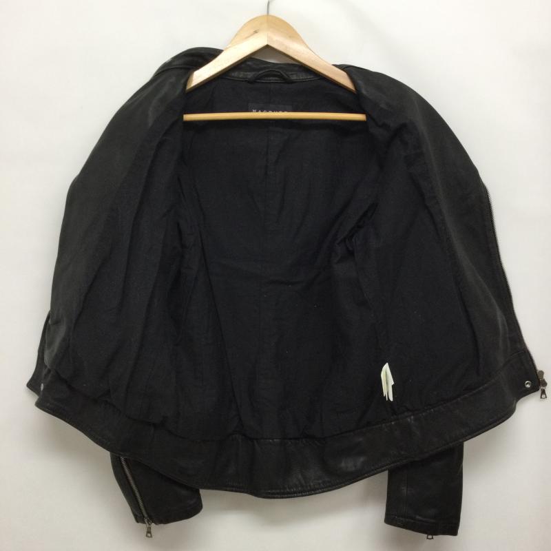 マカフィー MACPHEE ジャケット、上着 レザージャケット MACPHEE マカフィー レザー ジャケット ライダース 36 ブラック 黒 羊革 36 無地 黒 / ブラック / black レディース USED 古着 中古 50147072