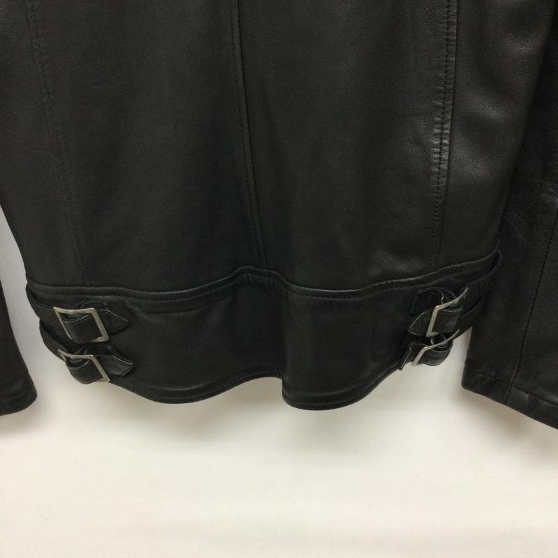 マカフィー MACPHEE ジャケット、上着 レザージャケット MACPHEE マカフィー レザー ジャケット ライダース 36 ブラック 黒 羊革 36 無地 黒 / ブラック / black レディース USED 古着 中古 50147072