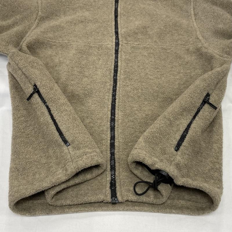 エディーバウアー Eddie Bauer ジャケット、上着 ジャンパー、ブルゾン フリース フルジップ ジャケット ヴィンテージ メキシコ製 L 無地 ベージュ / ベージュ / beige X 黒 / ブラック / black メンズ USED 古着 中古 50147081