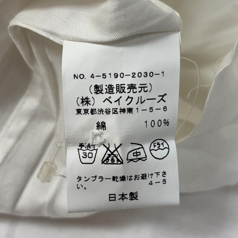 イエナ IENA シャツ、ブラウス 長袖 ビッグカラー ダブル スタイル 長袖 シャツ 白 ホワイト - 白 / ホワイト / white レディース USED 古着 中古 50147101