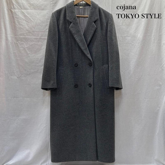 ＵＳＥＤ古着 USED/古着 コート コート一般 cojana コージャナ 東京スタイル チェスターコート カシミヤコート - 無地 灰 / グレー / gray レディース USED 古着 中古 50147123