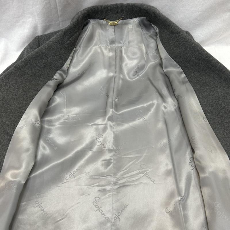 ＵＳＥＤ古着 USED/古着 コート コート一般 cojana コージャナ 東京スタイル チェスターコート カシミヤコート - 無地 灰 / グレー / gray レディース USED 古着 中古 50147123