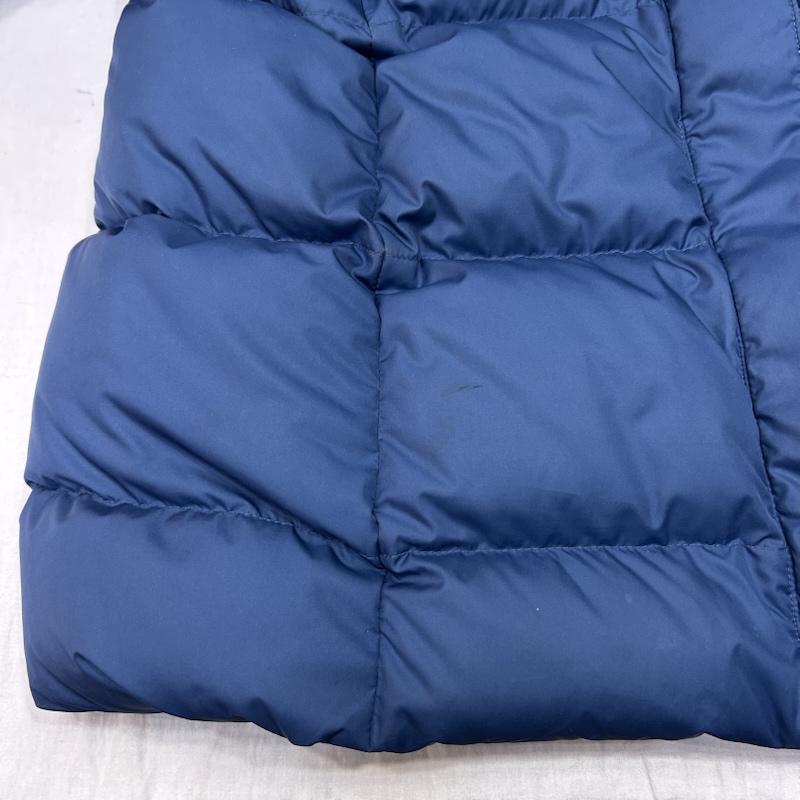 パタゴニア patagonia コート ダウンコート ロングダウンコート Aライン フード付き 28439FA18 S 無地 紺 / ネイビー / navy レディース USED 古着 中古 50147132