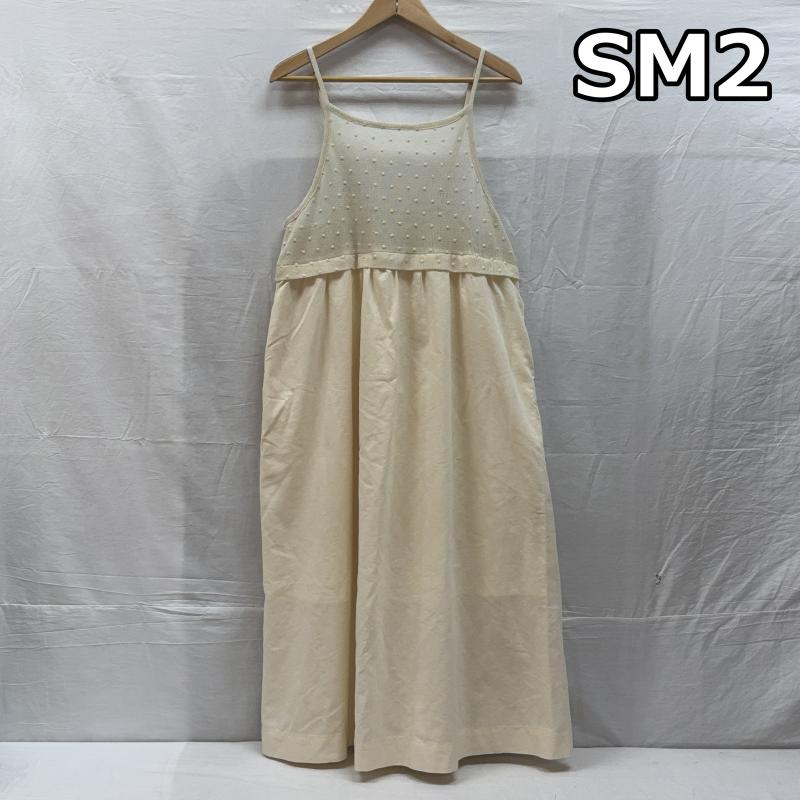 サマンサモスモス SM2 ワンピース ロングスカート レース切替し キャミ ワンピース ロング丈 マキシ SKB-2100482 FREE レディース USED 古着 中古 50147141