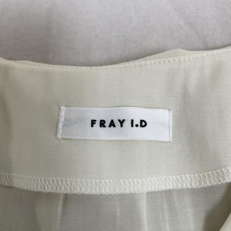 フレイ アイディー FRAY I.D トップス トップス FWFB242071 ラッフル メロウ タンクトップ ブラウス インナーキャミソール付き 無地 FREE 無地 薄緑 / ライトグリーン / レディース USED 古着 中古 50147202