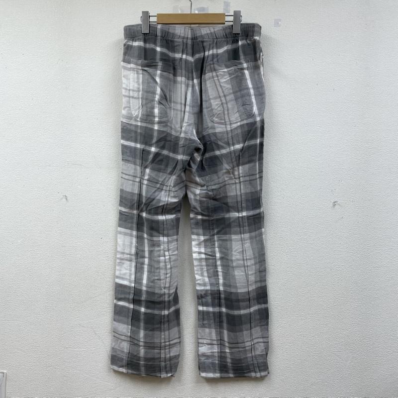 アンユーズド UNUSED パンツ ワークパンツ、ペインターパンツ 22SS one wash Check pants リラックス パンツ ウエストゴム UW1040 2 チェック 白 / ホワイト / white X 灰 / グレー / gray メンズ USED 古着 中古 50147204