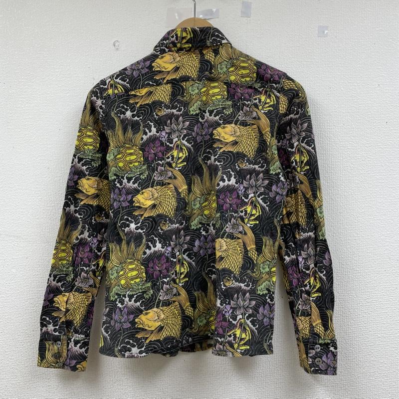 オゾン ロックス OZONE ROCKS シャツ、ブラウス 長袖 90s 00s 長袖 和柄 カットソー シャツ ブラウス Shirt ロングスリーブ 総柄 プリント S 総柄 X 花柄 X プリント マルチカラー / マルチカラー / multicolor レディース USED 古着 中古 50147216