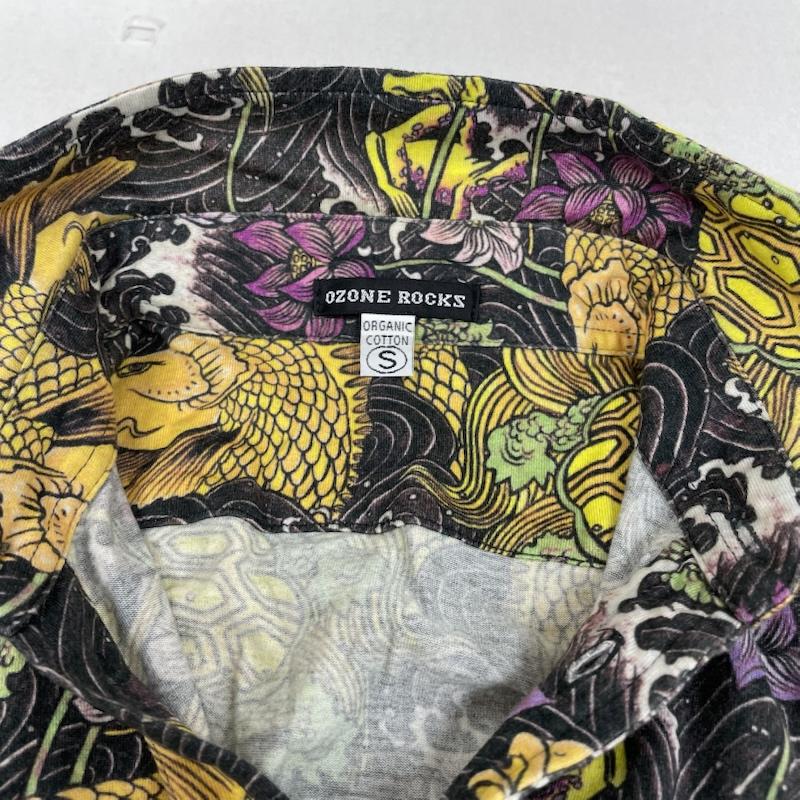 オゾン ロックス OZONE ROCKS シャツ、ブラウス 長袖 90s 00s 長袖 和柄 カットソー シャツ ブラウス Shirt ロングスリーブ 総柄 プリント S 総柄 X 花柄 X プリント マルチカラー / マルチカラー / multicolor レディース USED 古着 中古 50147216