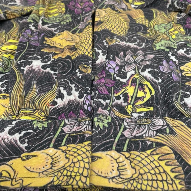 オゾン ロックス OZONE ROCKS シャツ、ブラウス 長袖 90s 00s 長袖 和柄 カットソー シャツ ブラウス Shirt ロングスリーブ 総柄 プリント S 総柄 X 花柄 X プリント マルチカラー / マルチカラー / multicolor レディース USED 古着 中古 50147216