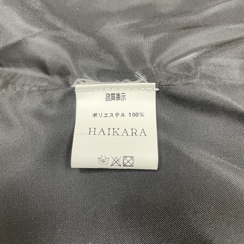 古着 USED コート コート一般 HAIKARA ミディ丈 コート ジャケット レース フリル ダブルブレスト ツイード 無地 白 / ホワイト / white X 黒 / ブラック / black レディース USED 古着 中古 50147230