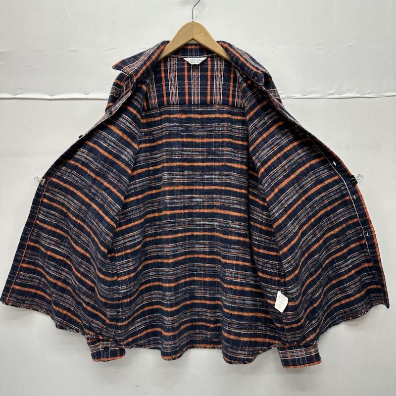 アンユーズド UNUSED シャツ、ブラウス 長袖 20AW Check Shirt チェック フランネル シャツ US1852 3 橙 / オレンジ / orange X 紺 / ネイビー / navy X マルチカラー / マルチカラー / multicolor メンズ USED 古着 中古 50147247