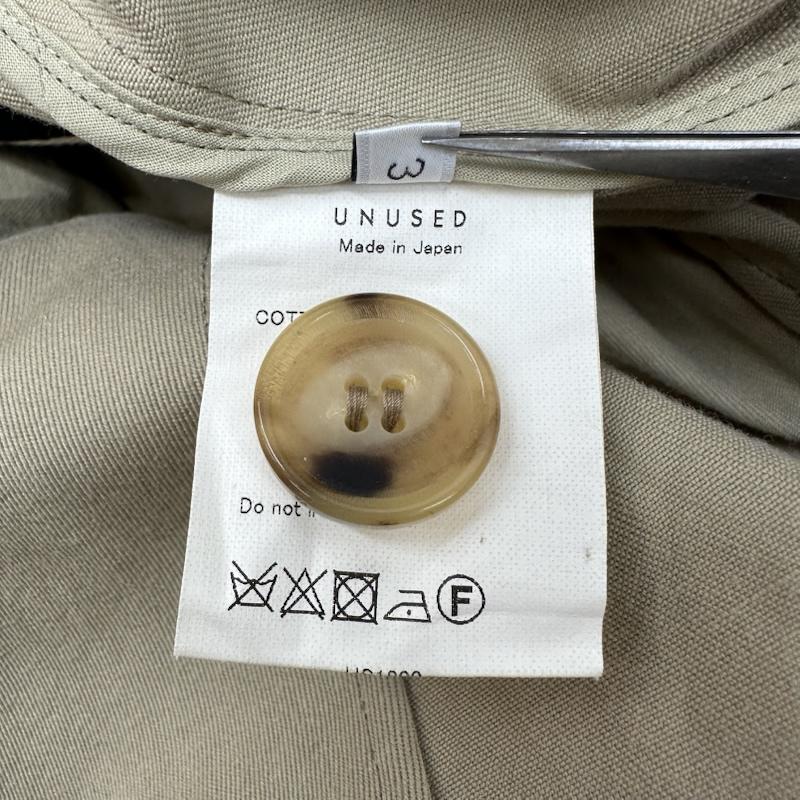 アンユーズド UNUSED コート コート一般 shop coat 3B チェスター ショップ コート US1800 3 ベージュ / ベージュ / beige メンズ USED 古着 中古 50147248