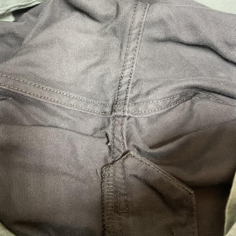 コムデギャルソンオムプリュス COMME des GARCONS HommePlus パンツ チノパン AD2009 製品染め チノパン ストレッチチノ パンツ 無地 ジップフライ テーパードパンツ S 無地 チャコールグレー / チャコールグレー / メンズ USED 古着 中古 50147253