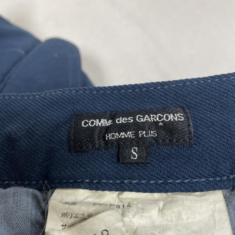 コムデギャルソンオムプリュス COMME des GARCONS HommePlus パンツ ワークパンツ、ペインターパンツ PF-P014 AD2010 製品染め 縮絨 テーパード パンツ ポリ繊維 ジップフライ S 無地 紺 / ネイビー / navy メンズ USED 古着 中古 50147256