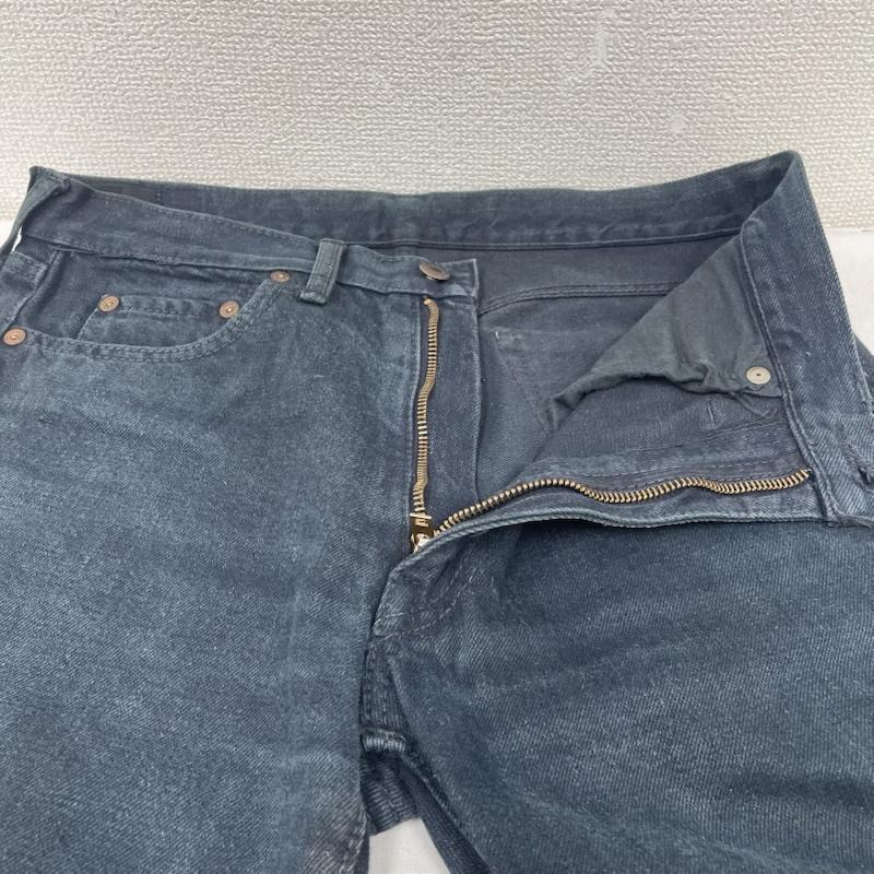 キャントン CANTON パンツ デニム、ジーンズ デニム ジーパン ジーンズ X-WEST ベルボトム フレア パンツ ジップフライ - ロゴ、文字 インディゴ / インディゴ / Indigo メンズ USED 古着 中古 50147269
