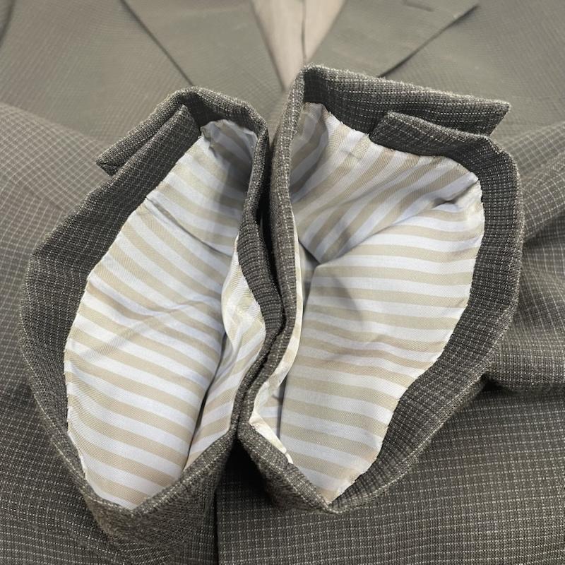 バーバリーブラックレーベル BURBERRY BLACK LABEL ジャケット、上着 ジャケット、ブレザー テーラード ジャケット 3ボタン 3B チェック ウール bmd30-403-08 サイズ94-82-170 - チェック 黒 / ブラック / black メンズ USED 古着 中古 50147273