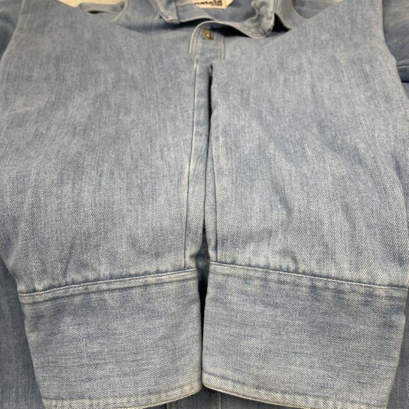 リーバイス Levi s シャツ、ブラウス 長袖 70s 80s Panatela デニムシャツ 開襟 オープンカラー 長袖 ボタン 無地 エルボーパッチ XL 無地 インディゴ / インディゴ / Indigo メンズ USED 古着 中古 50147292