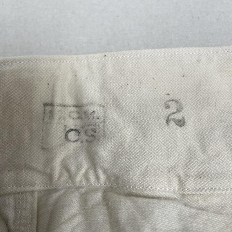 古着 USED パンツ チノパン US.ARMY 60s チノトラウザース パンツ チノパン ボタンフライ 無地 米軍 2 無地 アイボリー / アイボリー / メンズ USED 古着 中古 50147293
