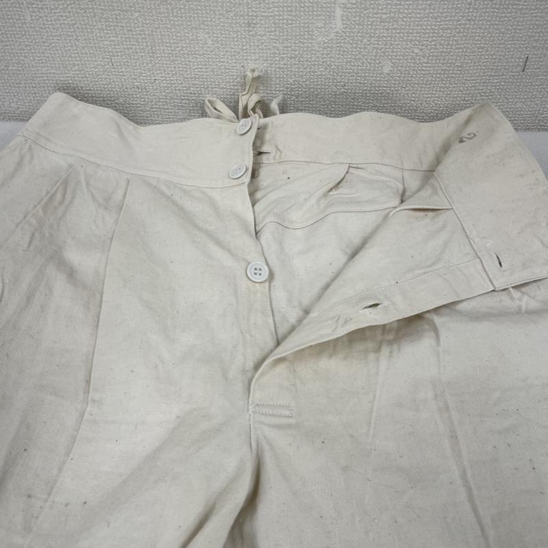 古着 USED パンツ チノパン US.ARMY 60s チノトラウザース パンツ チノパン ボタンフライ 無地 米軍 2 無地 アイボリー / アイボリー / メンズ USED 古着 中古 50147293