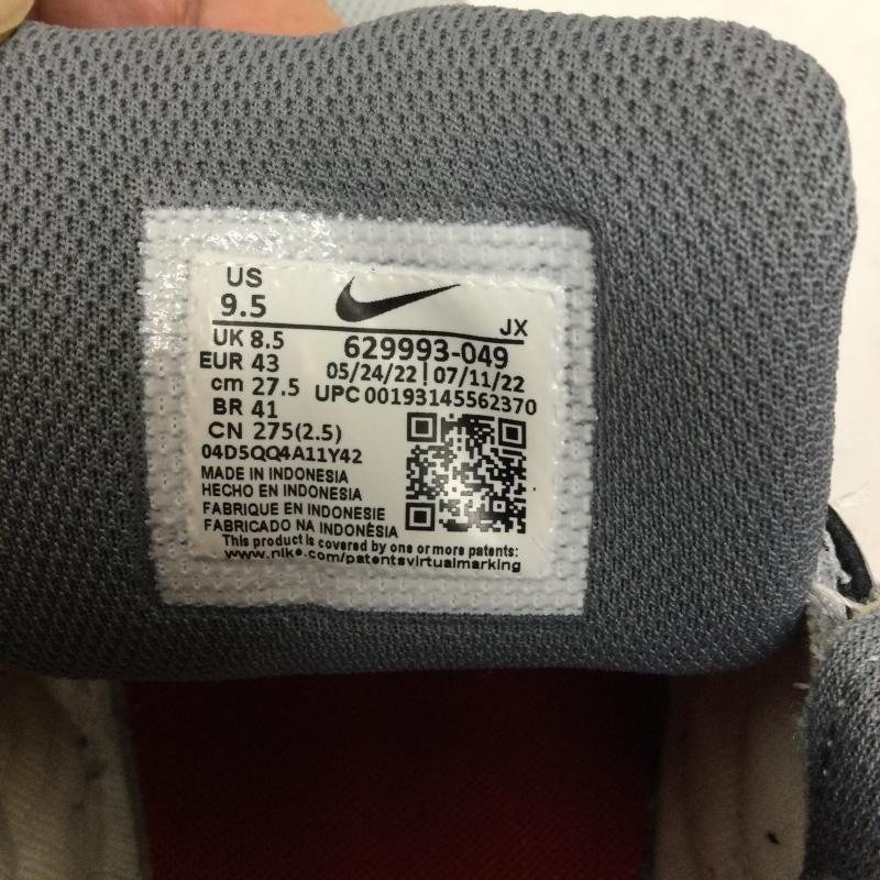 ナイキ NIKE スニーカー スニーカー ナイキ エア マックス コマンド NIKE AIR MAX COMMAND ピュアプラチナム ダークグレー クールグレー ジムレッド 629993-049 27.5cm 灰 / グレー / gray メンズ USED 古着 中古 50147303