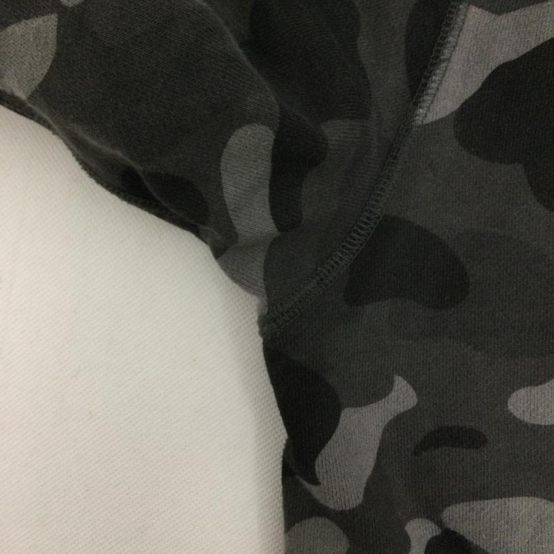 アベイシングエイプ A BATHING APE パーカー 長袖 a bathing ape 001ZPK801001M Camo Shark Full Zip Hoodie フルジップ　カモ M 総柄 青 / ブルー / blue X 灰 / グレー / gray メンズ USED 古着 中古 50147308