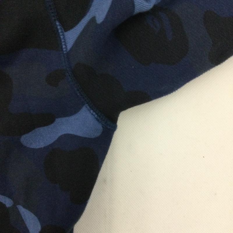 アベイシングエイプ A BATHING APE パーカー 長袖 a bathing ape 001ZPK801001M Camo Shark Full Zip Hoodie フルジップ　カモ M 総柄 青 / ブルー / blue X 灰 / グレー / gray メンズ USED 古着 中古 50147308