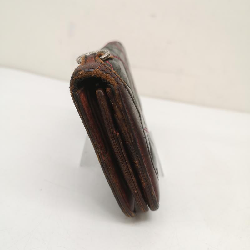 アールジェイビー R.J.B 財布 長財布 ラムスキン キルティング ロング ウォレット 長財布 - 黒 / ブラック / black X 赤 / レッド / red メンズ USED 古着 中古 50147343