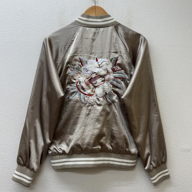 ローズバッド ROSE BUD ジャケット、上着 ジャンパー、ブルゾン 花柄 ギター 刺繍 サテン スカジャン リバーシブル 835959-052-10 FREE レディース USED 古着 中古 50147371