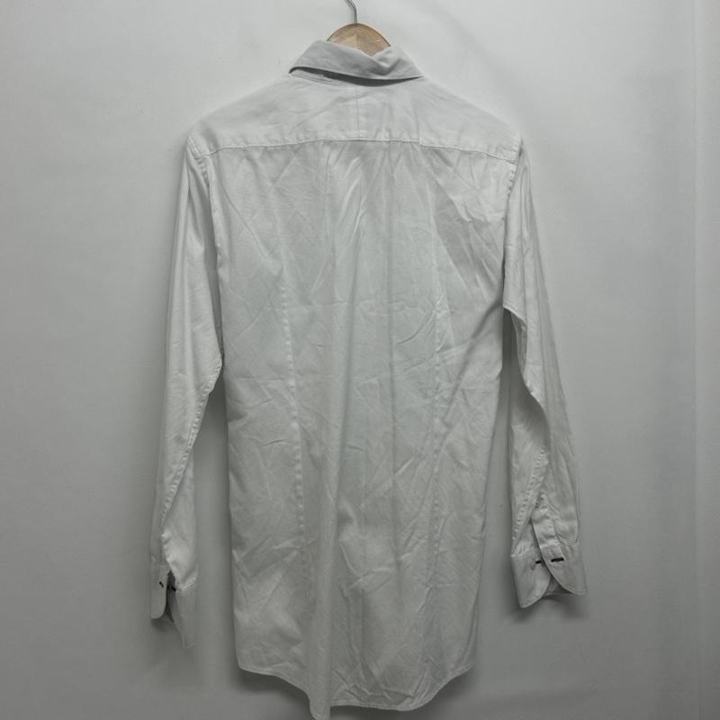 クレストブリッジ CREST BRIDGE シャツ、ブラウス 長袖 長袖シャツ ワンポイントロゴ M ワンポイント 白 / ホワイト / white メンズ USED 古着 中古 50147374