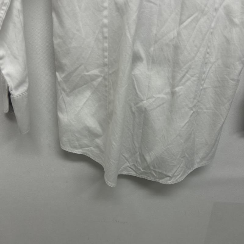 クレストブリッジ CREST BRIDGE シャツ、ブラウス 長袖 長袖シャツ ワンポイントロゴ M ワンポイント 白 / ホワイト / white メンズ USED 古着 中古 50147374