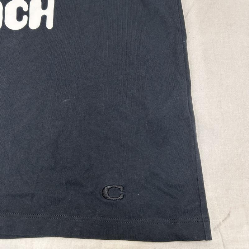 コーチ COACH Tシャツ 半袖 PEANUTS ピーナッツ スヌーピー プリントTシャツ 175/96A S プリント 黒 / ブラック / black メンズ USED 古着 中古 50147385