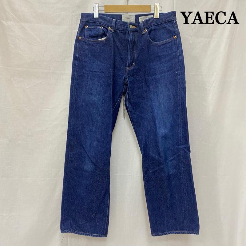 ヤエカ YAECA パンツ デニム、ジーンズ 1-13ww No.1 Piped Stem ストレートデニムパンツ indigo 34 34 無地 インディゴ / インディゴ / Indigo メンズ USED 古着 中古 50147434