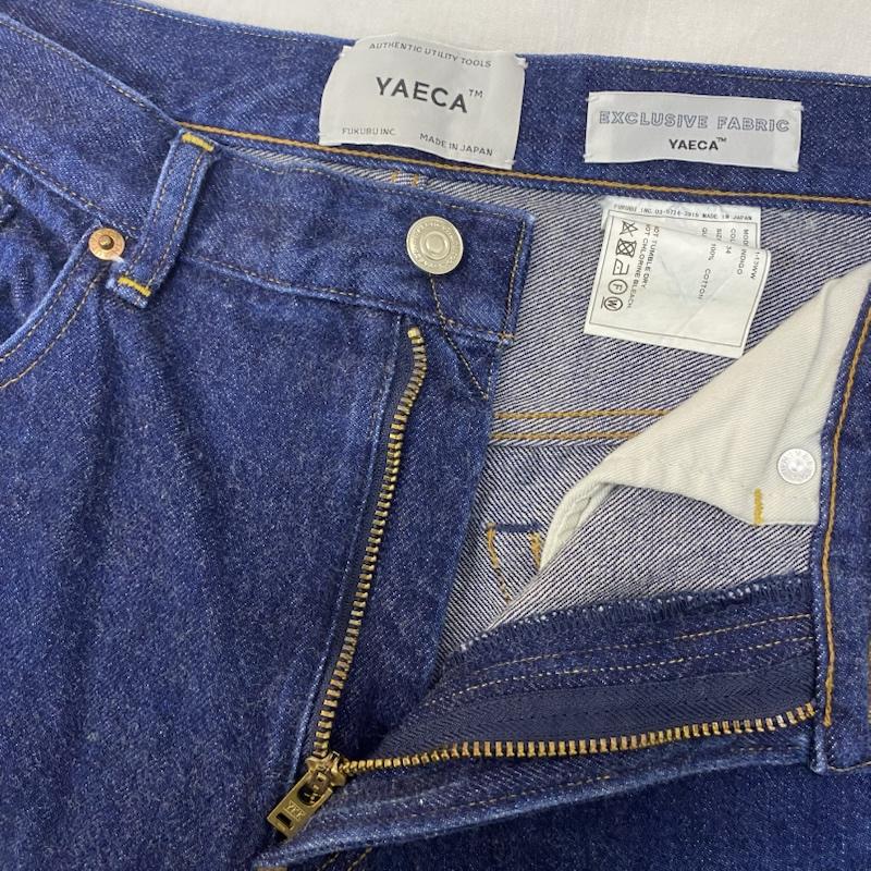 ヤエカ YAECA パンツ デニム、ジーンズ 1-13ww No.1 Piped Stem ストレートデニムパンツ indigo 34 34 無地 インディゴ / インディゴ / Indigo メンズ USED 古着 中古 50147434